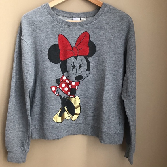 Disney Tops - Disney Minnie Mouse Sweatshirt Size Medium